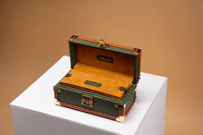 ペトラ ウォッチケース - サフィアーノ オリーブグリーン